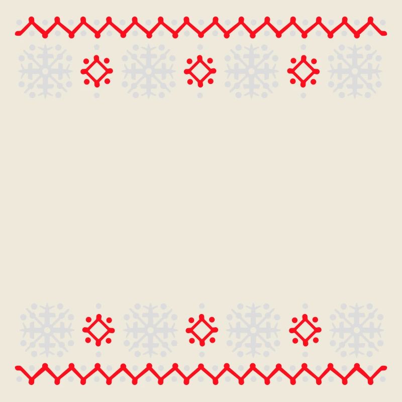 Ugly Sweater Weihnachten Muster Schneeflocken Cool