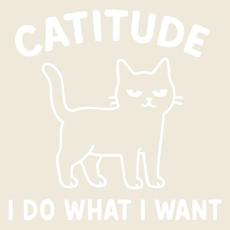 Catitude Katzenspruch