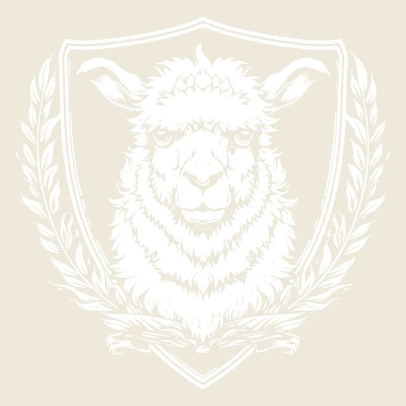 Heraldik Alpaka Wappen