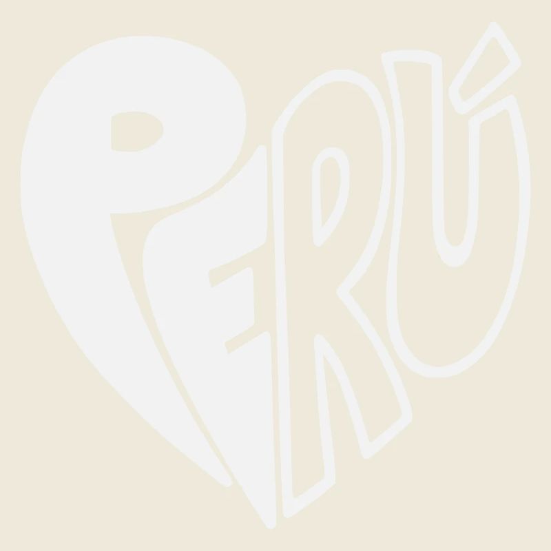 Peru Hand Drawn Logo - Farbe variabel 