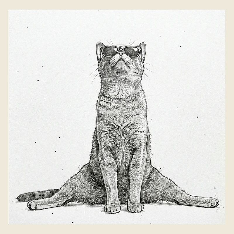 Séparations de yoga pour chats cool
