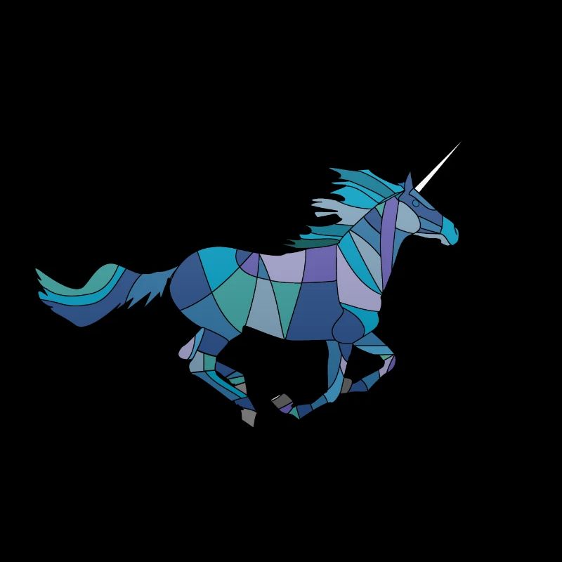 Eisblaues Einhorn sucht einen neues Besitzer