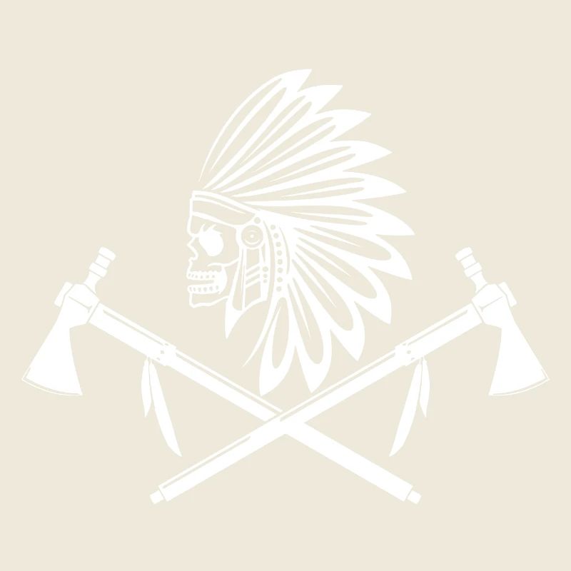 Guerrier indien blanc