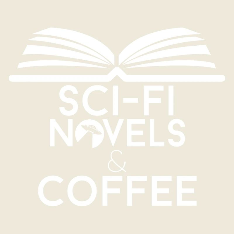Book Lover Sci-Fi, Romane und Kaffee