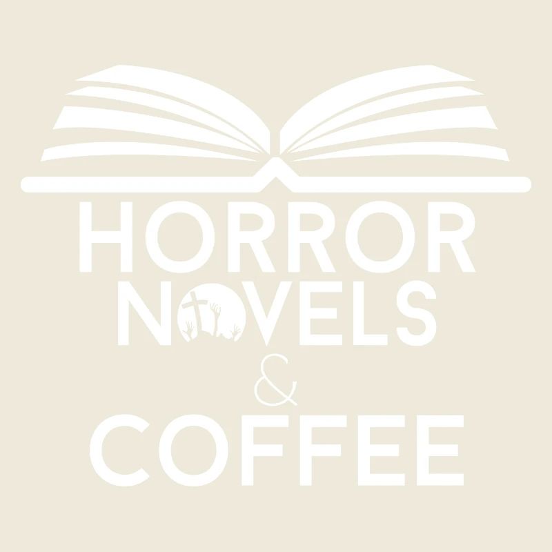Book Lover Horrorromane und Kaffee