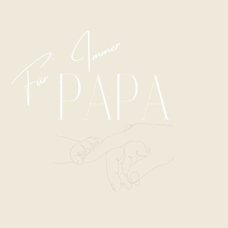 Für immer Papa - Frontdruck