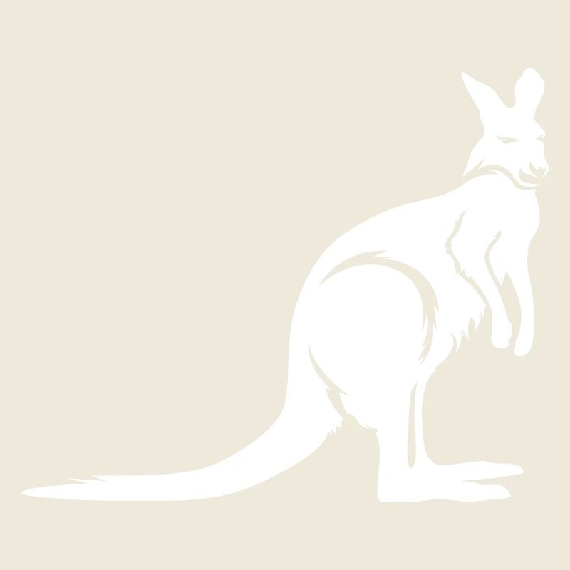 Känguru Australien TIere Logo Illustration Icon