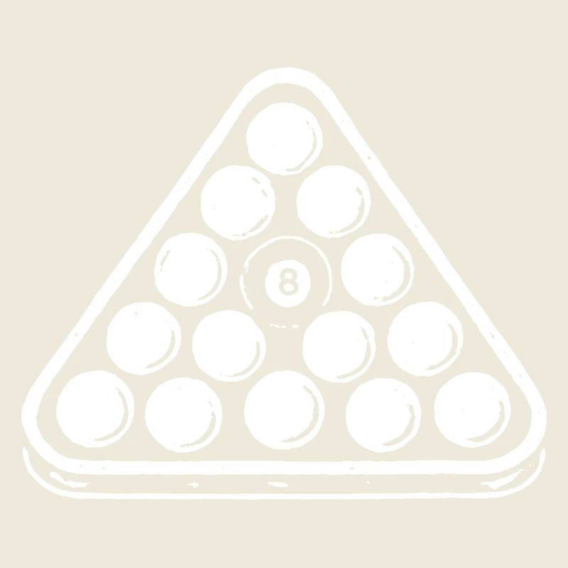 Eight Ball, Billard Rack, Billard Spieler Geschenk