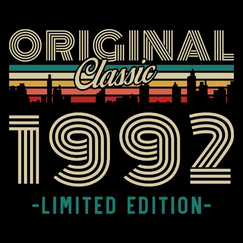 Original 1992 Vintage Retro Geburtstagsgeschenk