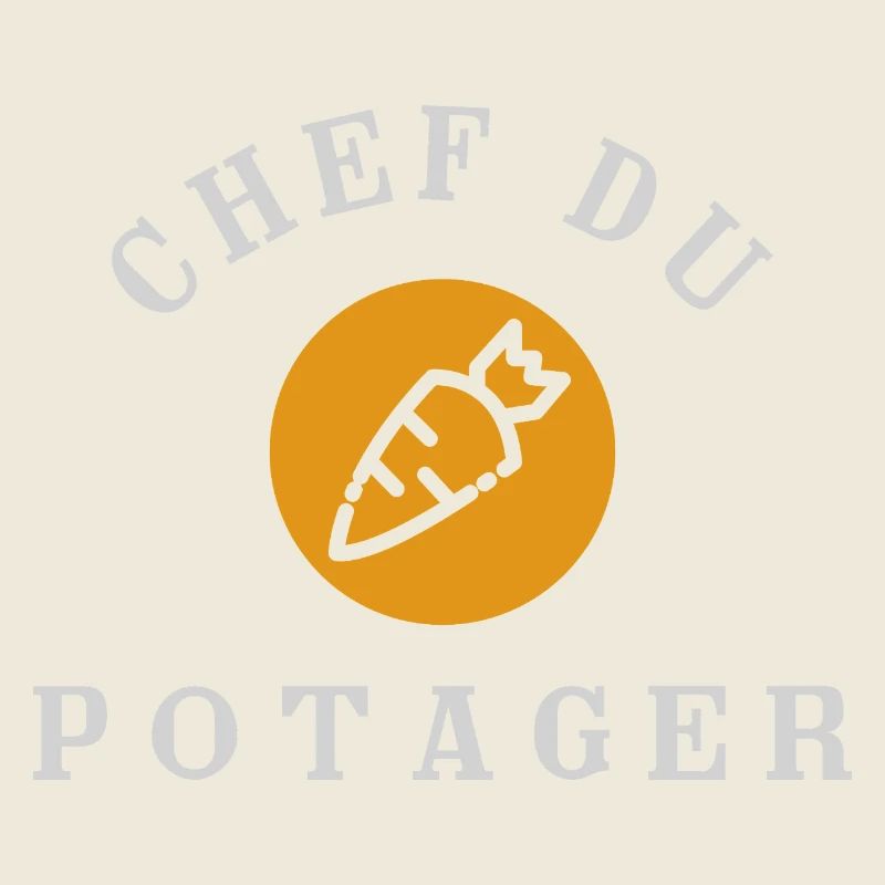 Chef du Potager Design Humorous Gardening
