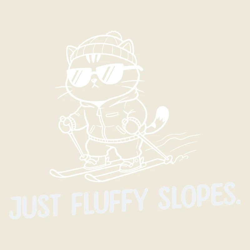 Just Fluffy Slopes - Ski Humor