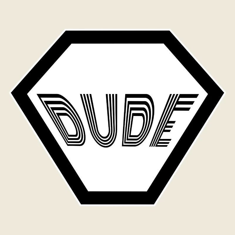 Dude Retro Mann Junggeselle Männer Typ Kerl