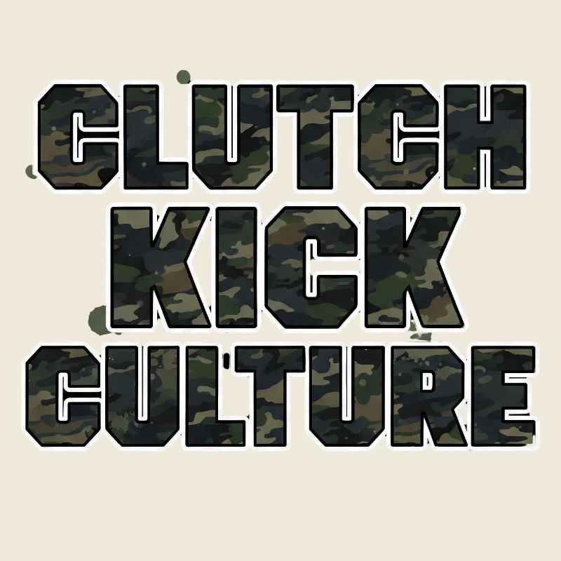 Clutch Kick Culture Drift Style Design Camouflage