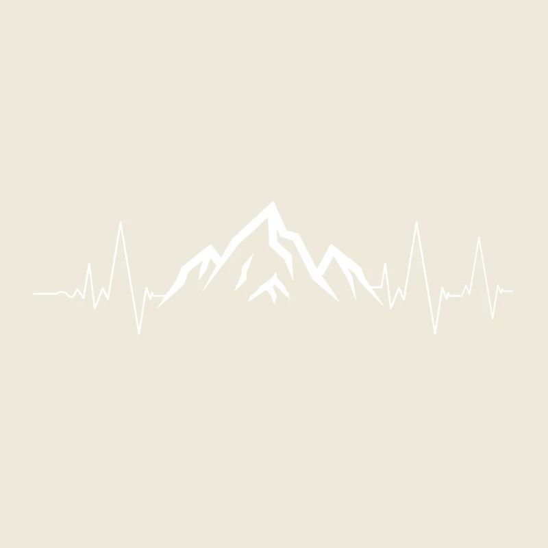 Berge Herzschlag - Geschenk