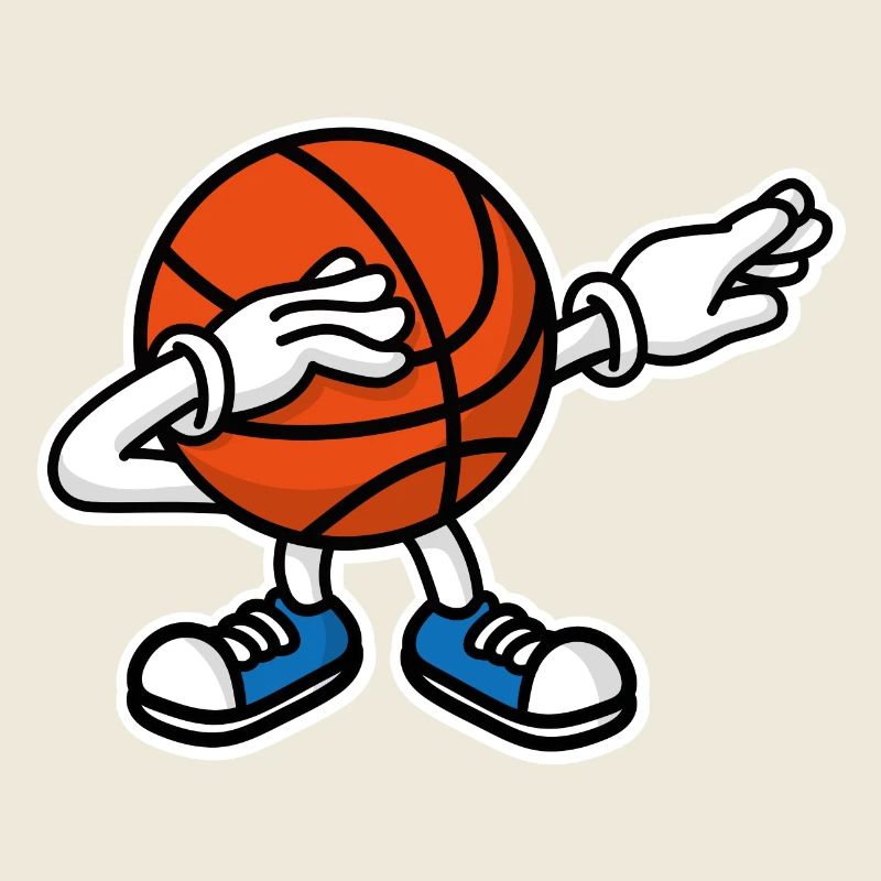 Dab dabbing basketball balle ball