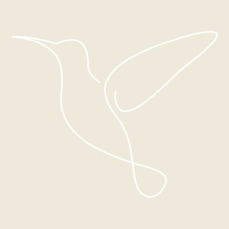 Weißer Kolibri