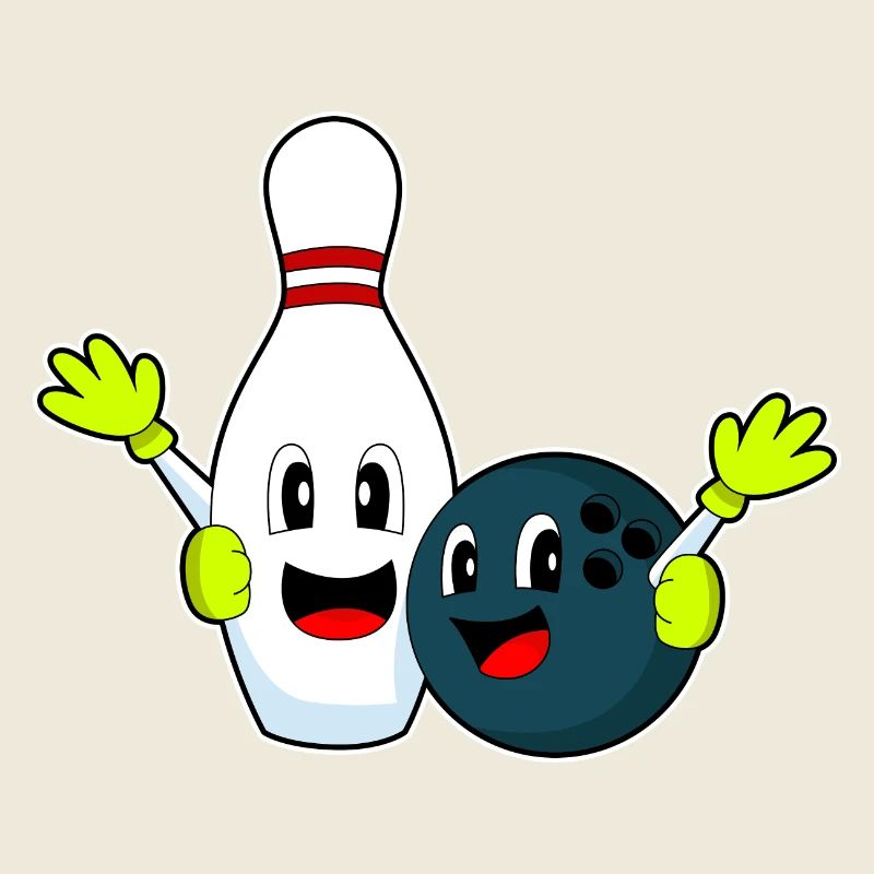 Quille à boule de bowling