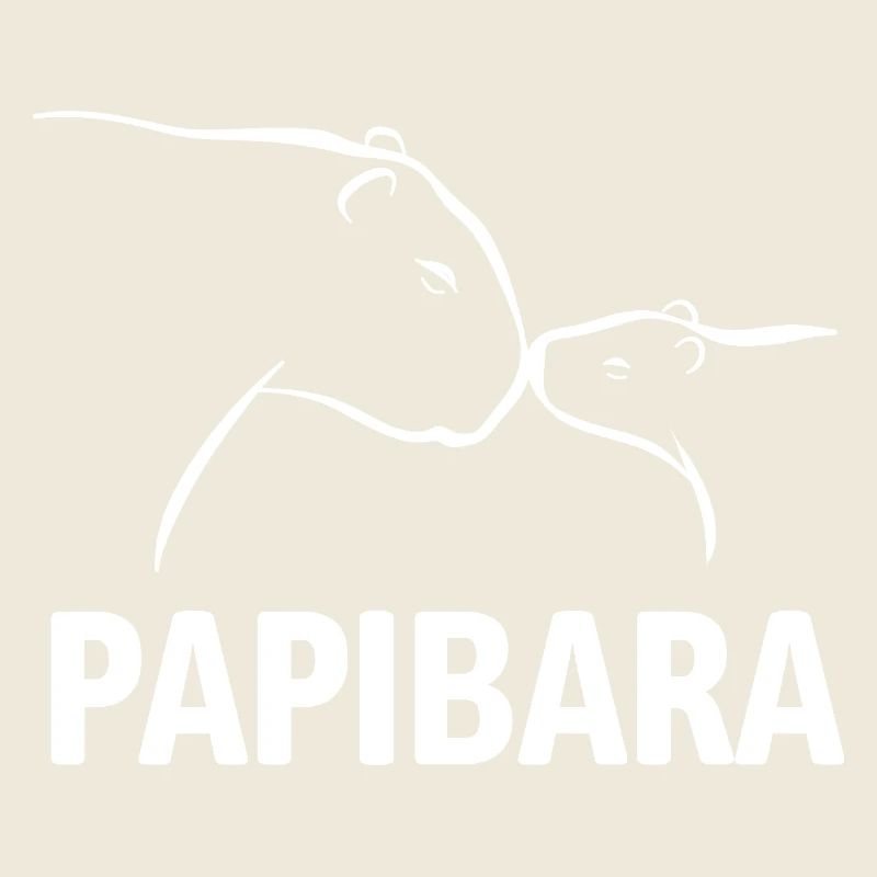 Papibara - Capybara Vater und Kind
