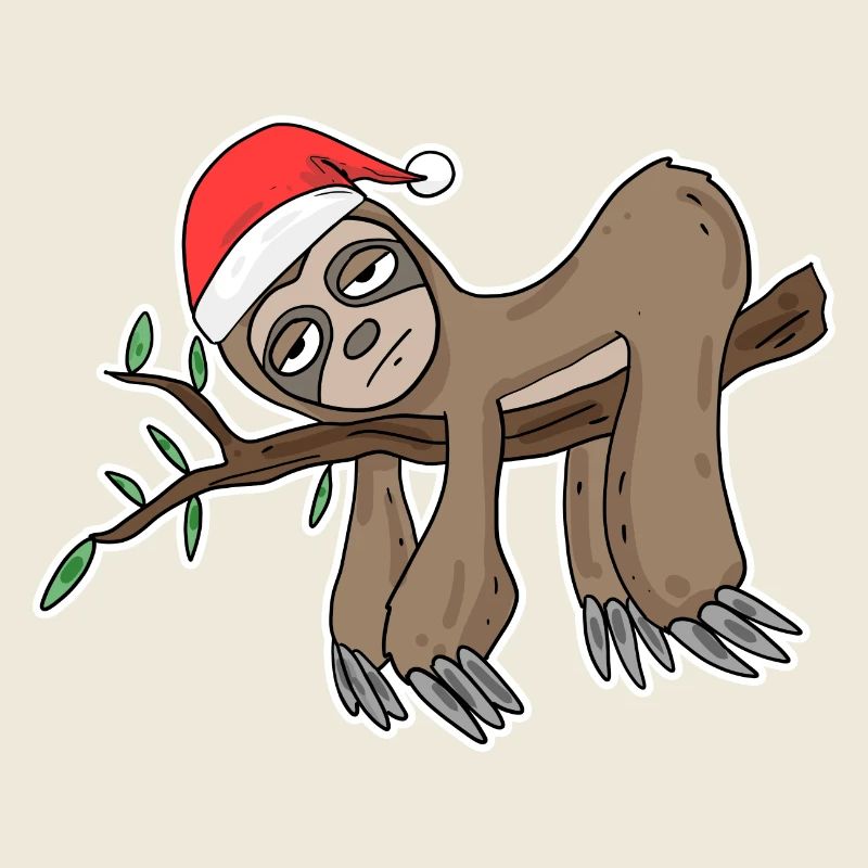 Faultier Weihnachten