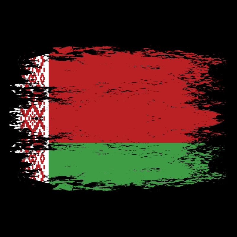 Belarus Flagge used look