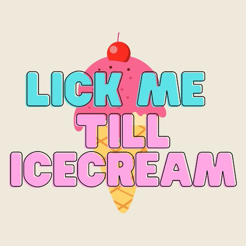 Glace sucrée lèche-moi