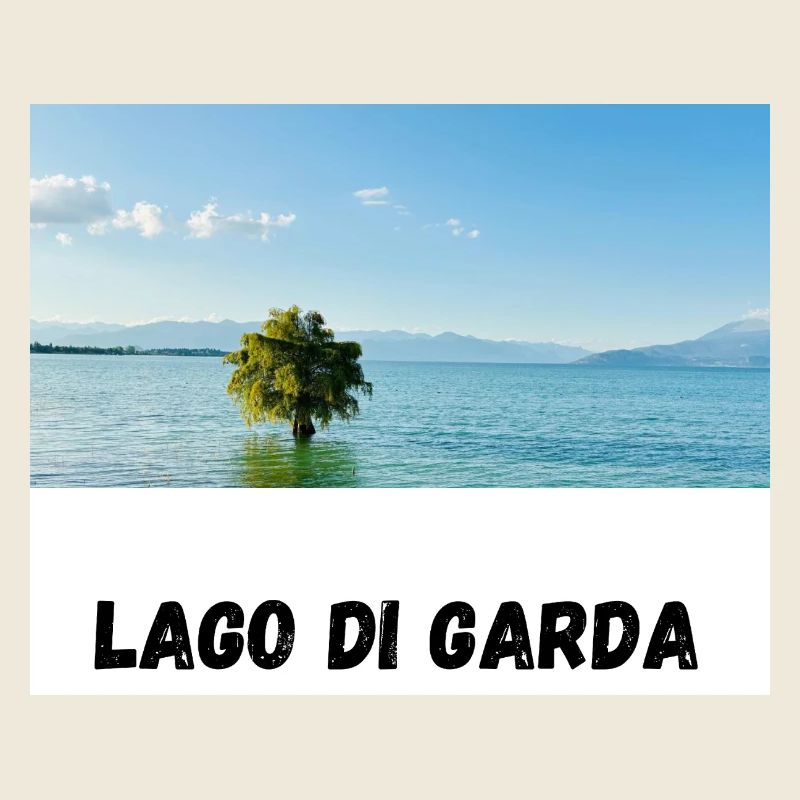 Lago di Garda design avec arbre dans l’eau