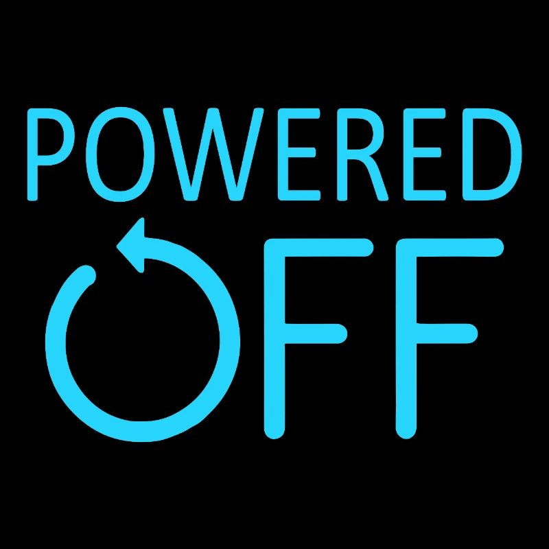POWERED OFF Abgeschaltet und im Ruhemodus