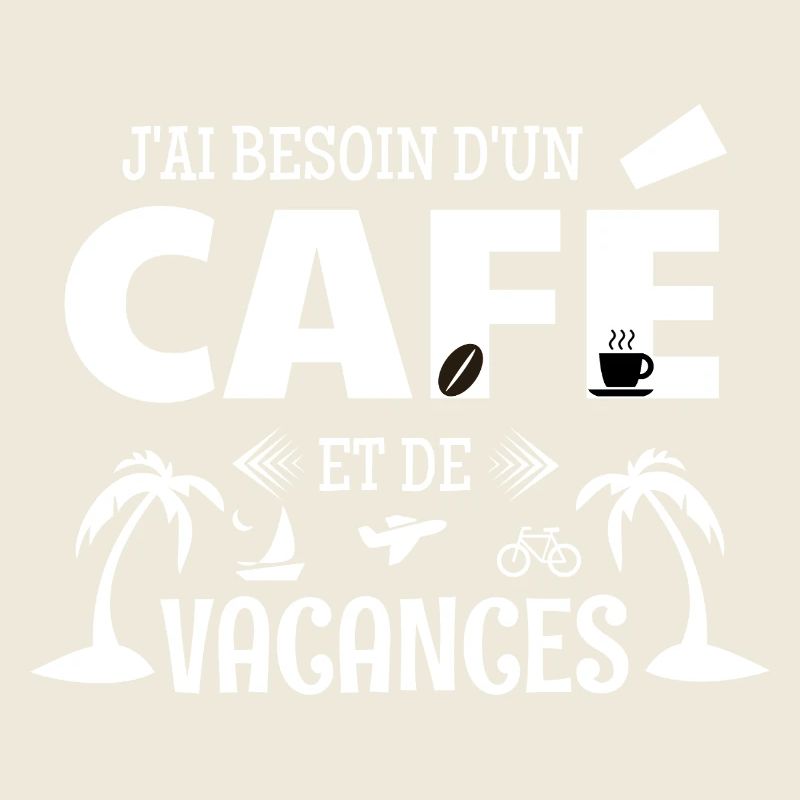 Coffee Humor T-Shirt – Coffee & Vacation