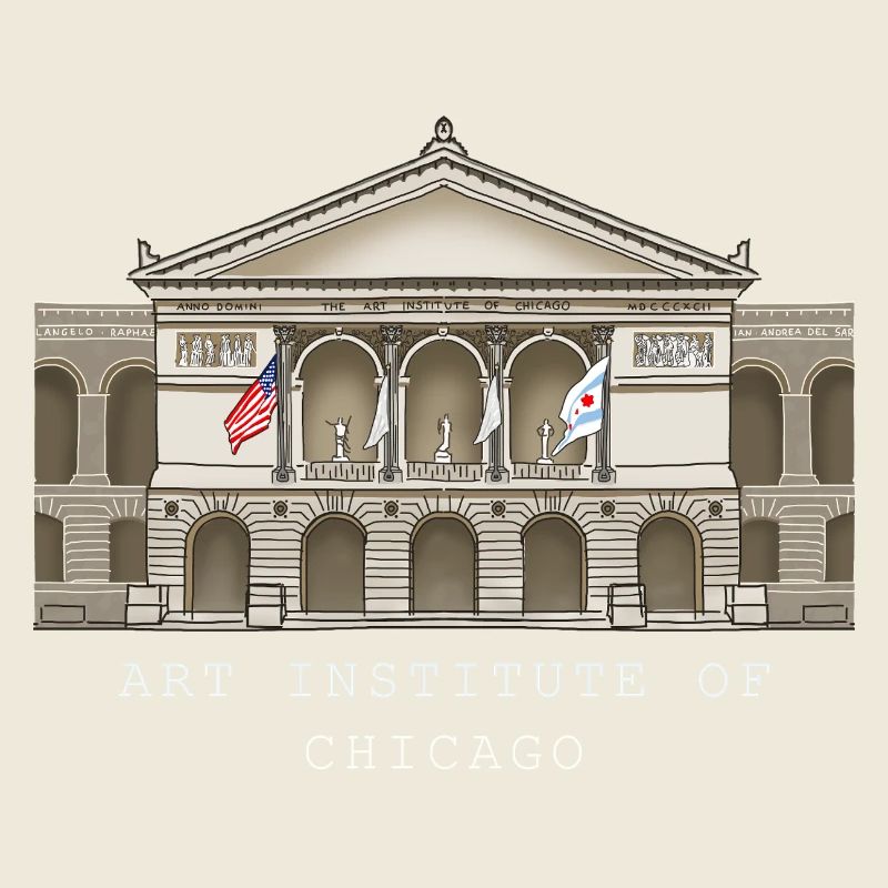 Chicago, hand-drawn art museum