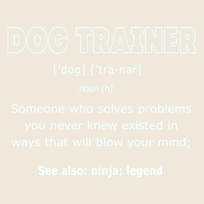 Dog trainer