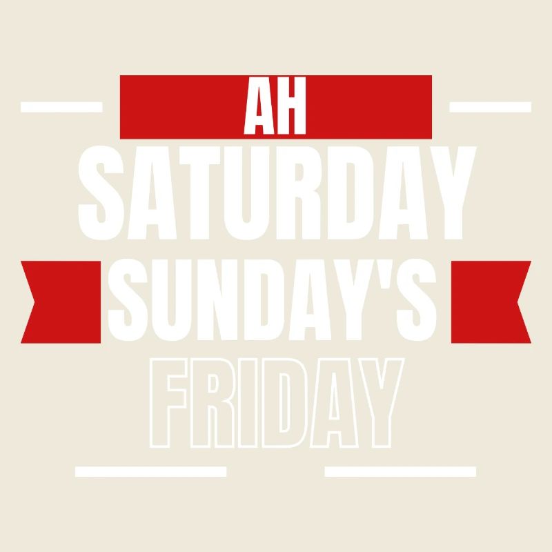 Ah, Weekend Days Mashup Tee