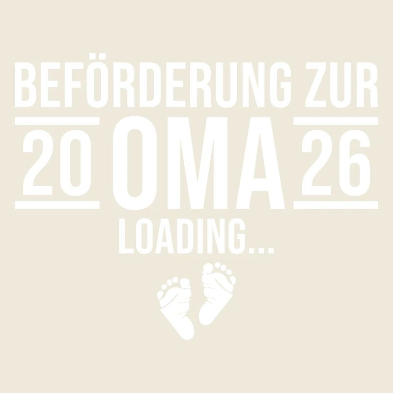Oma 2026 loading - Werdende Großmutter