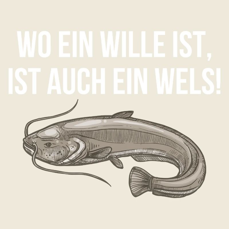 Poisson-chat disant ange imprimé