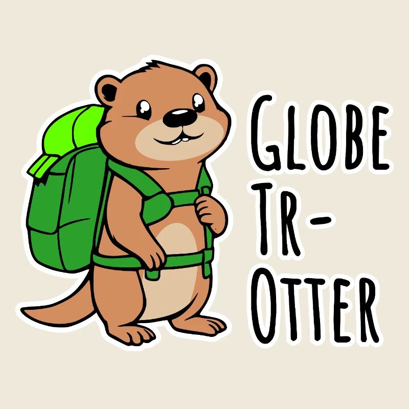 Ein kleiner Otter auf Weltreise - Globe Tr-Otter