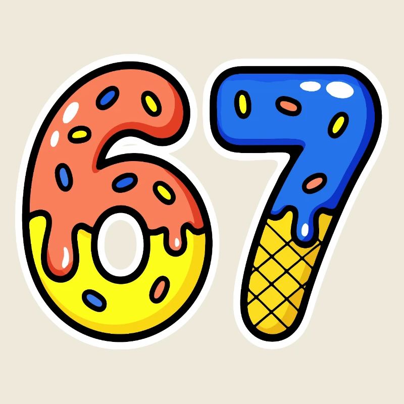 Siebenundsechzig, 67, 6, 7