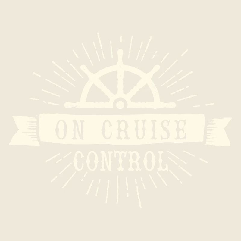 Auf dem Cruise Control Nautical Emblem