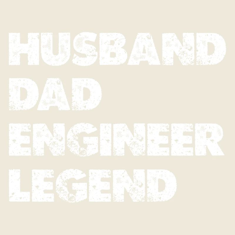 Husband Dad Engineer Legend