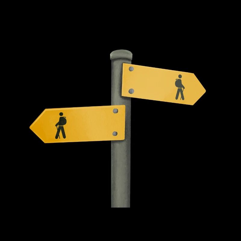 Wanderschild Wegweiser