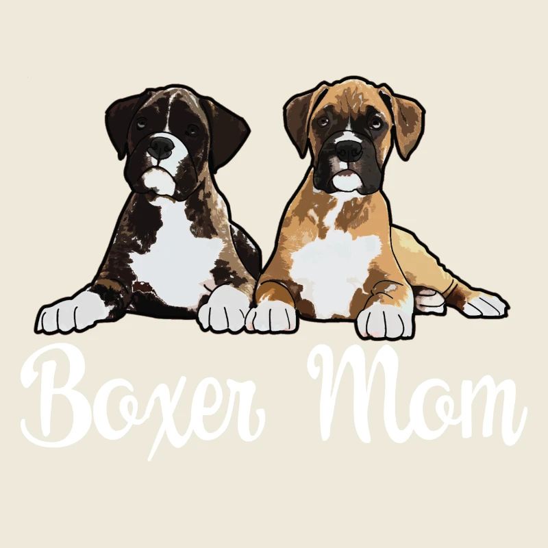 Boxer Hund Boxer Mama