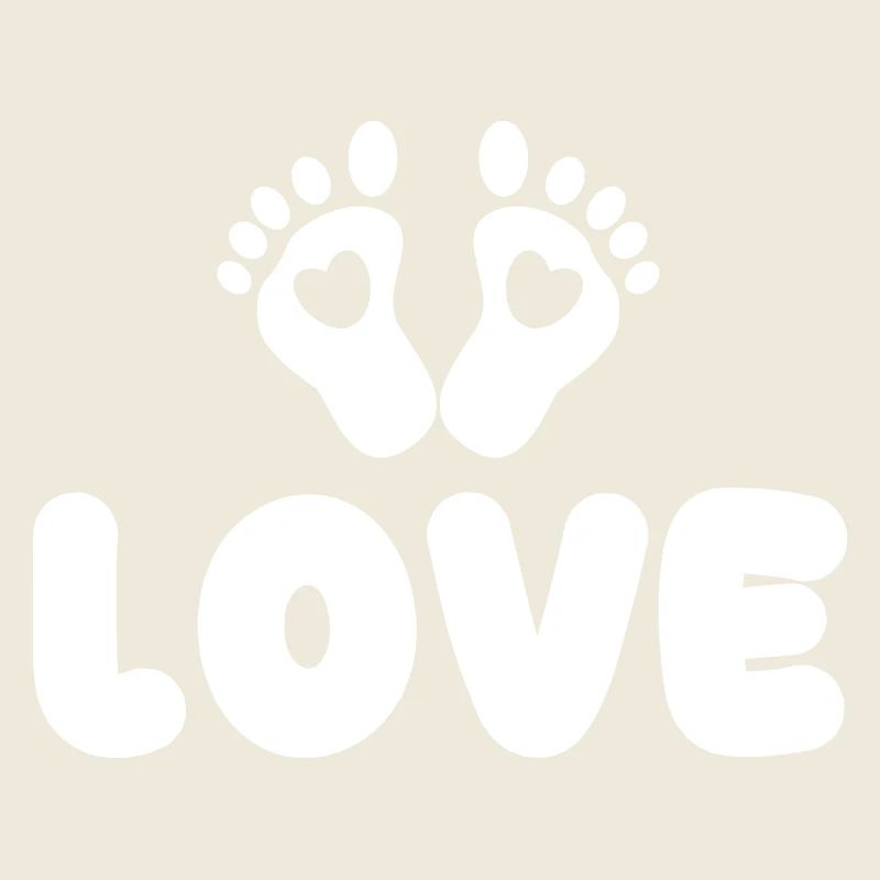 Grossesse Mère Cœur Bébé Pieds