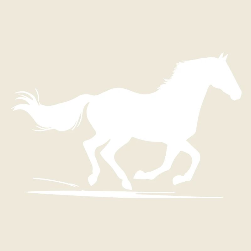 Galoppierendes Pferd