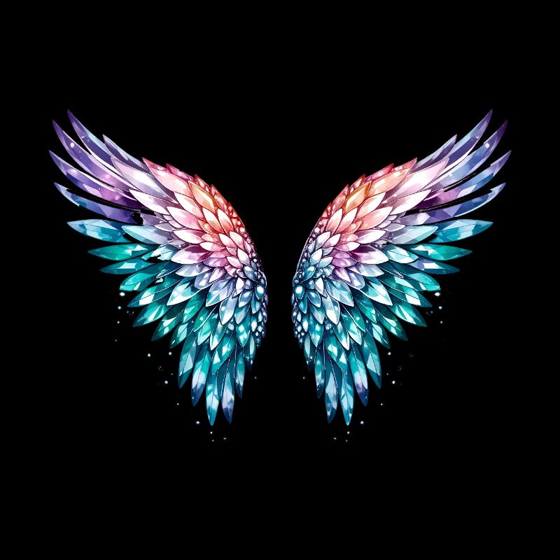 engelsflügel,federn,bunte flügel,graffiti