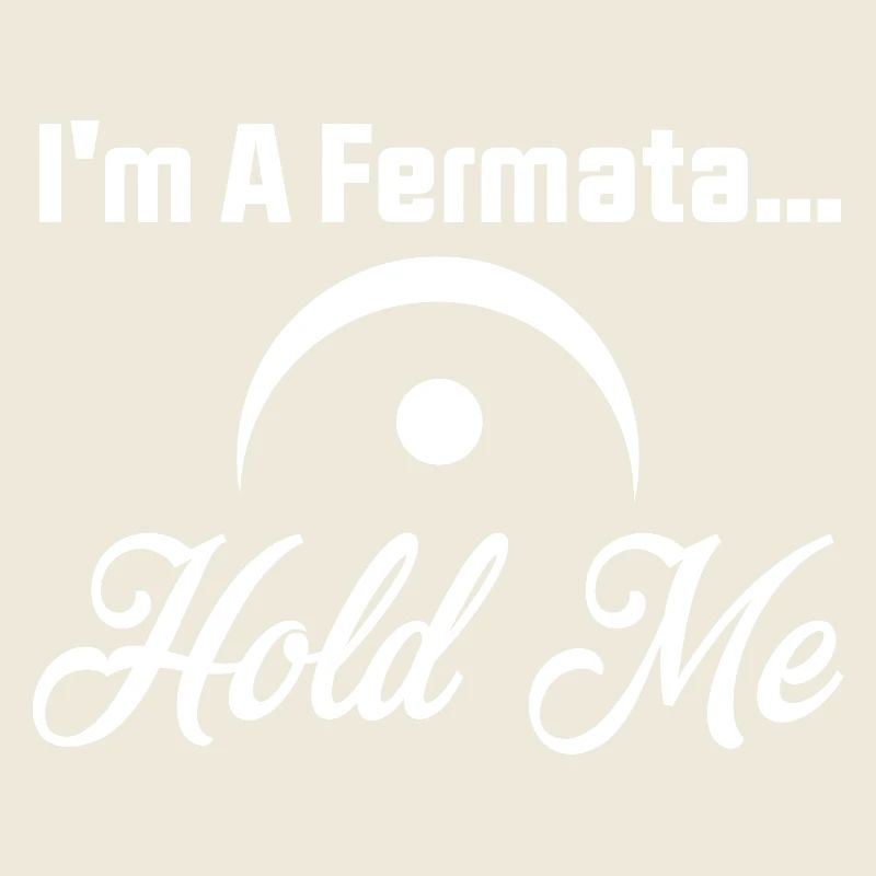 Fermata Hold Me Design typographique