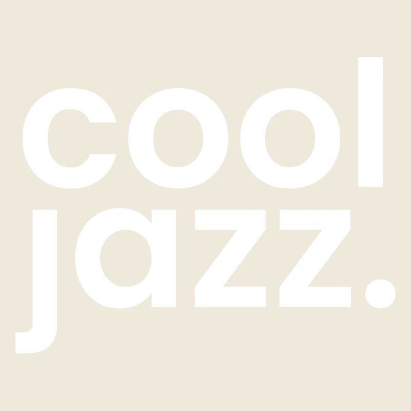 Coole Jazz Monochrome Typografie
