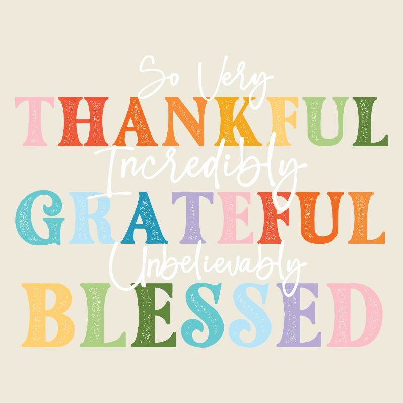 So Very Thankful Grateful Fall