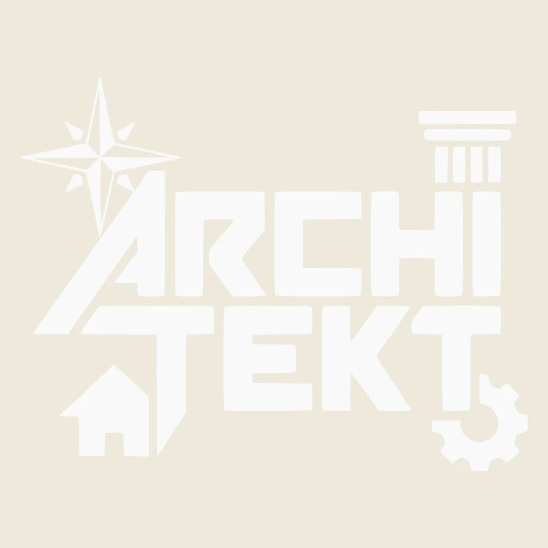 Architekt Schrift Kompass Design - Farbe variabel