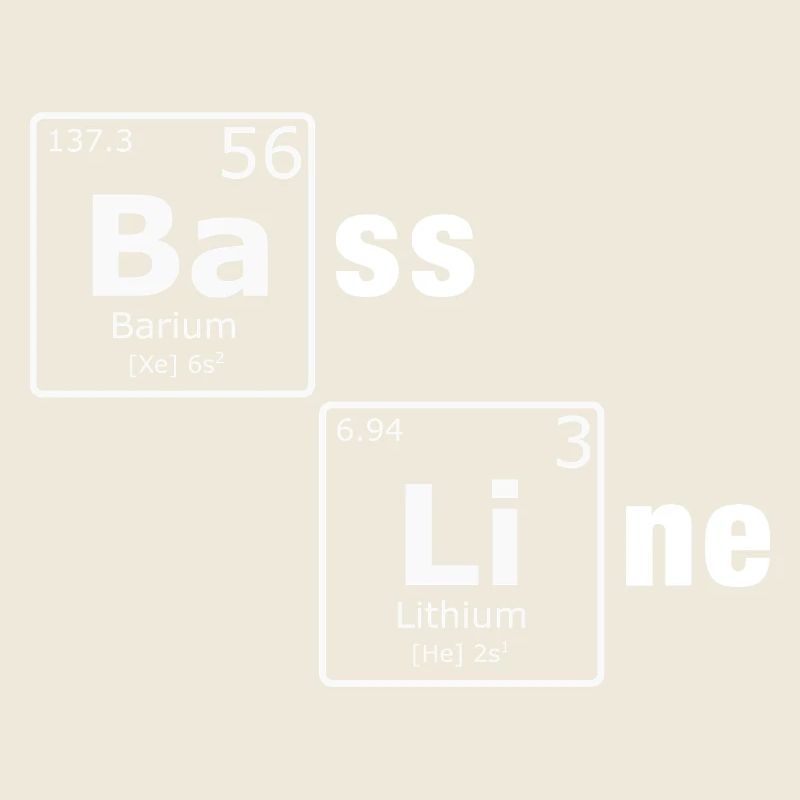 Bass Line PSE Periodensystem Elemente Nerd