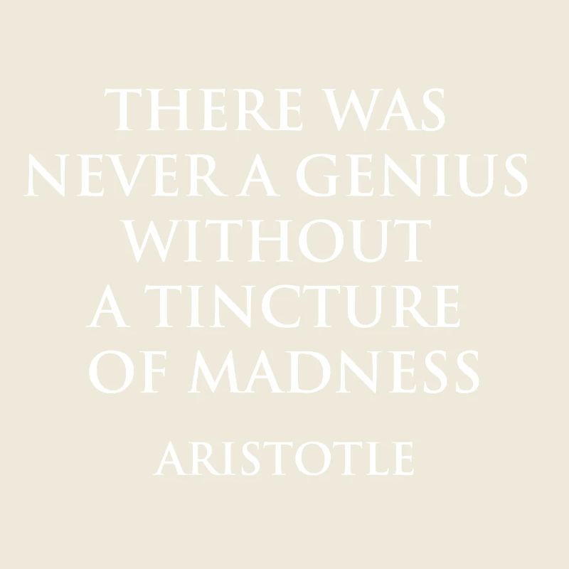 Aristoteles Zitat Typografie Design