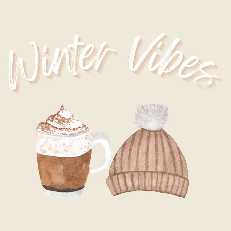 Winter Vibes Cold Season Hat Mug