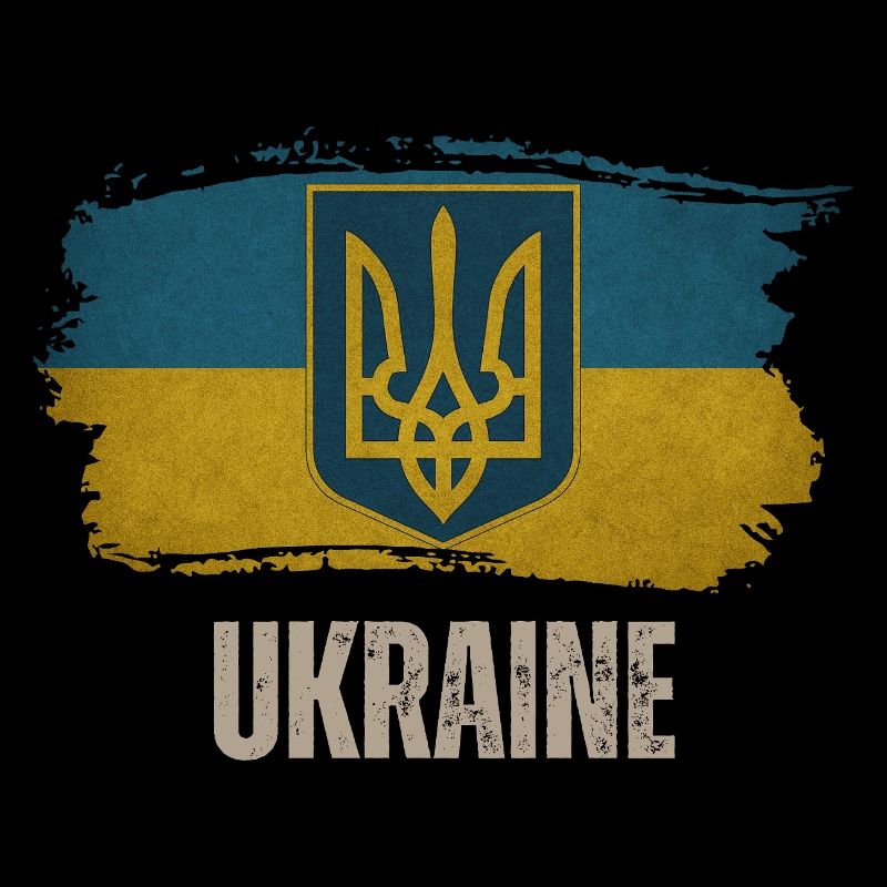 Drapeau de l’Ukraine, j’aime l’Ukraine
